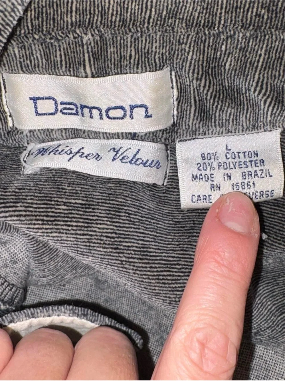 Damon heather velour